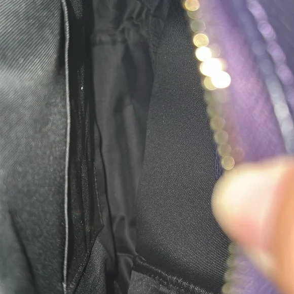 Borse in Pelle violet Quilted Backpack Leather made in Italy  display picture 2
